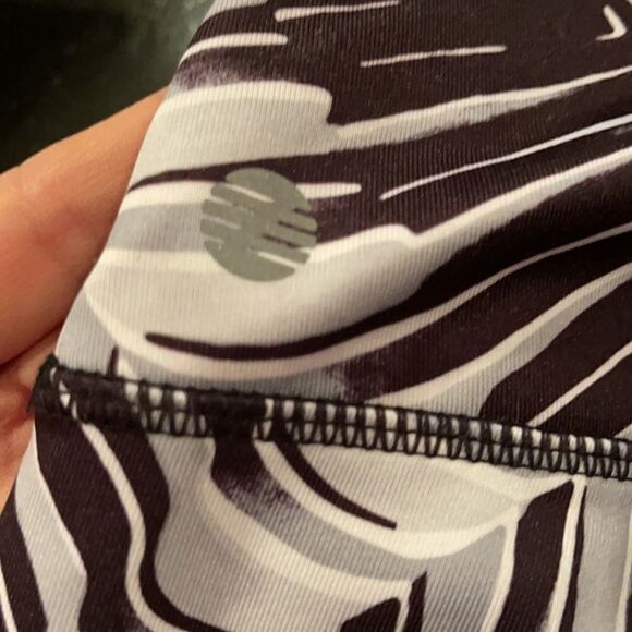 Z by Zella Daily Ankle Black Gray White Leggings S - Picture 6 of 6